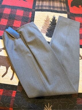Piazza Sempione Women’s Light Gray Dress Trousers